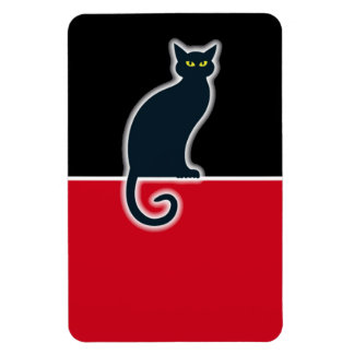 赤屋根のOPUS黒猫 マグネット