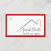 赤屋根上部名刺 名刺 (正面)