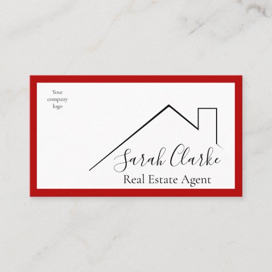 赤屋根上部名刺 名刺 (正面)