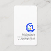 赤屋根建物屋根サービス 名刺 (裏面)