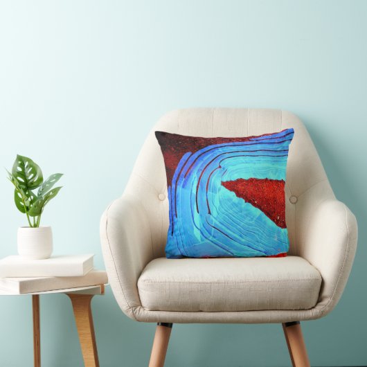 赤岩の青い氷 クッション (椅子)