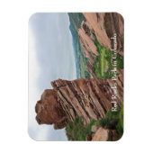 赤岩を取り囲む岩層と岩場 マグネット (縦)