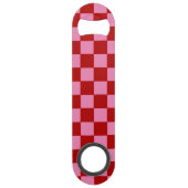 赤市松模様にとホットピンク スピード栓抜き (裏面)