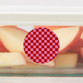 赤市松模様にとホットピンク ラベル (貼付)