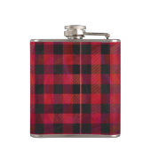 赤市松模様にと黒の格子縞 フラスク (裏面)