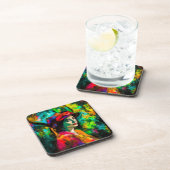 赤帽の女性 コースター (右側)