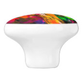 赤帽の女性 セラミックノブ (側面)