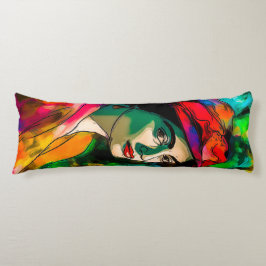 赤帽の女性 ボディピロー