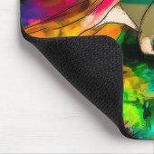 赤帽の女性 マウスパッド (コーナー)