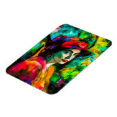 赤帽の女性 マグネット (左側)