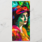 赤帽の女性 メニュー (正面)