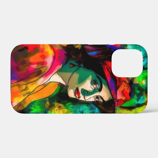 赤帽の女性 Case-Mate iPhoneケース (裏面 (横))