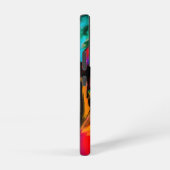 赤帽の女性 SAMSUNG GALAXYケース (右側面)