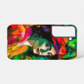 赤帽の女性 SAMSUNG GALAXYケース (裏面横)