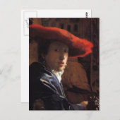 赤帽の少女 ポストカード (正面/裏面)