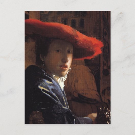 赤帽の少女 ポストカード (正面)