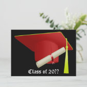 赤帽卒業 招待状 (スタンド正面)