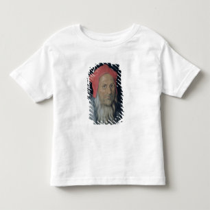 赤帽子の髭のある男のポートレート, 1520 (油 トドラーTシャツ