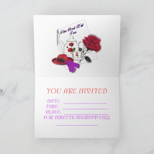 赤帽茶 招待状 (内部)