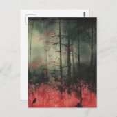 赤幽霊のよく出る黒の森 ポストカード (正面/裏面)