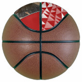 赤幾何学ダディーハッピーファーザーズデイフォトバス バスケットボール (右)