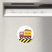 赤建築ダンプトパーソナライズされたラック磁石 マグネット (インサイチュ (食洗機))