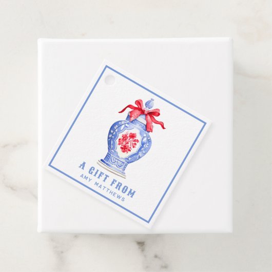 赤弓の生姜パーソナライズされた瓶 フェイバータグ (インサイチュ)