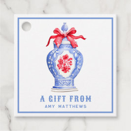 赤弓の生姜パーソナライズされた瓶 フェイバータグ