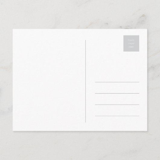 赤引越し案内葉書を引越した 案内ポストカード (裏面)