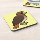 赤後につかれたタカ コースター (左側)