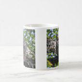 赤後につかれたタカ コーヒーマグカップ (中央)