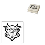 赤怒悪魔 ラバースタンプ (押印)