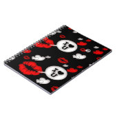 赤恋ハートと唇 ノートブック (左側)