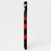 赤恋ハートと唇 iPhoneケース (右側)