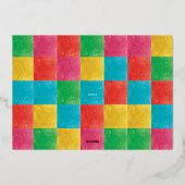 赤恋モダン平和JOYワンフォトフレーム 箔シーズンカード (裏面)