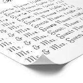 赤恋鳥座席順 ポスター (角)