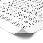 赤恋鳥座席順 ポスター (角)