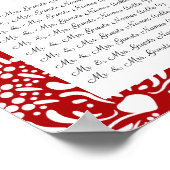 赤恋鳥座席順 ポスター (角)