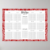 赤恋鳥座席順 ポスター (正面)