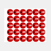 赤恋2024 ラベル (シート)