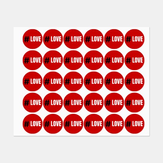 赤恋2024 ラベル (シート)