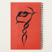 赤悪蛇ファンタジーゴシック プランナー手帳 (裏面)