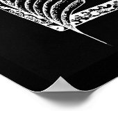 赤感動的フラグ図解入りの、写真付きの引用文 ポスター (角)