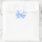 赤感謝していちゃんのシャワーにシール。 スクエアシール (バッグ)