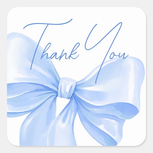 赤感謝していちゃんのシャワーにシール。 スクエアシール (正面)