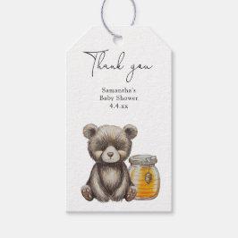 赤感謝していちゃんのシャワー ギフトタグ