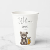 赤感謝していちゃんのシャワー 紙コップ (裏面)