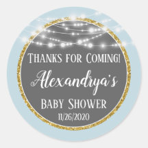 赤感謝していちゃんのシ来ャワーメッセージカードの青い金ゴールド