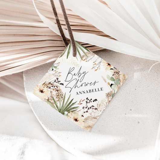 赤感謝していちゃんのモダンシャワーは芝生の葉 フェイバータグ