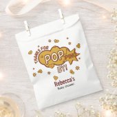 赤感謝していちゃんシャワーパーティープレゼント フェイバーバッグ (クリップ留めされた状態)